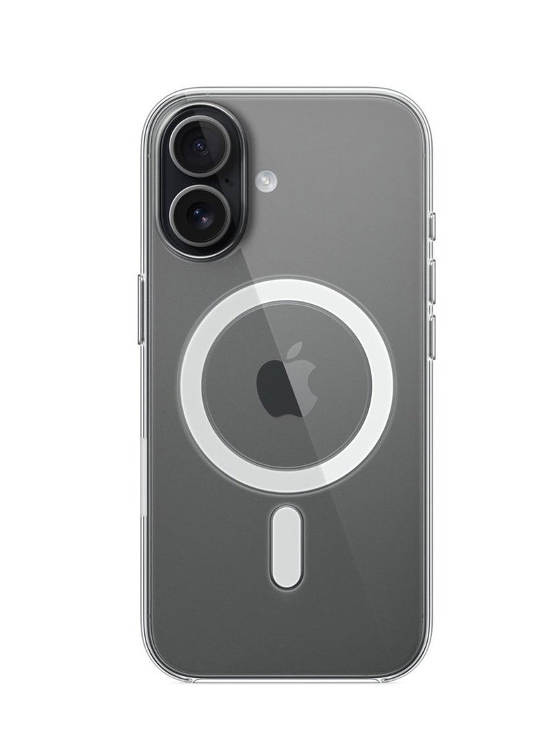 دبليو تيك غطاء سيليكون لجهاز آيفون 17 5G 2025 مع MagSafe (MCMPMN) - شفاف - Image 1